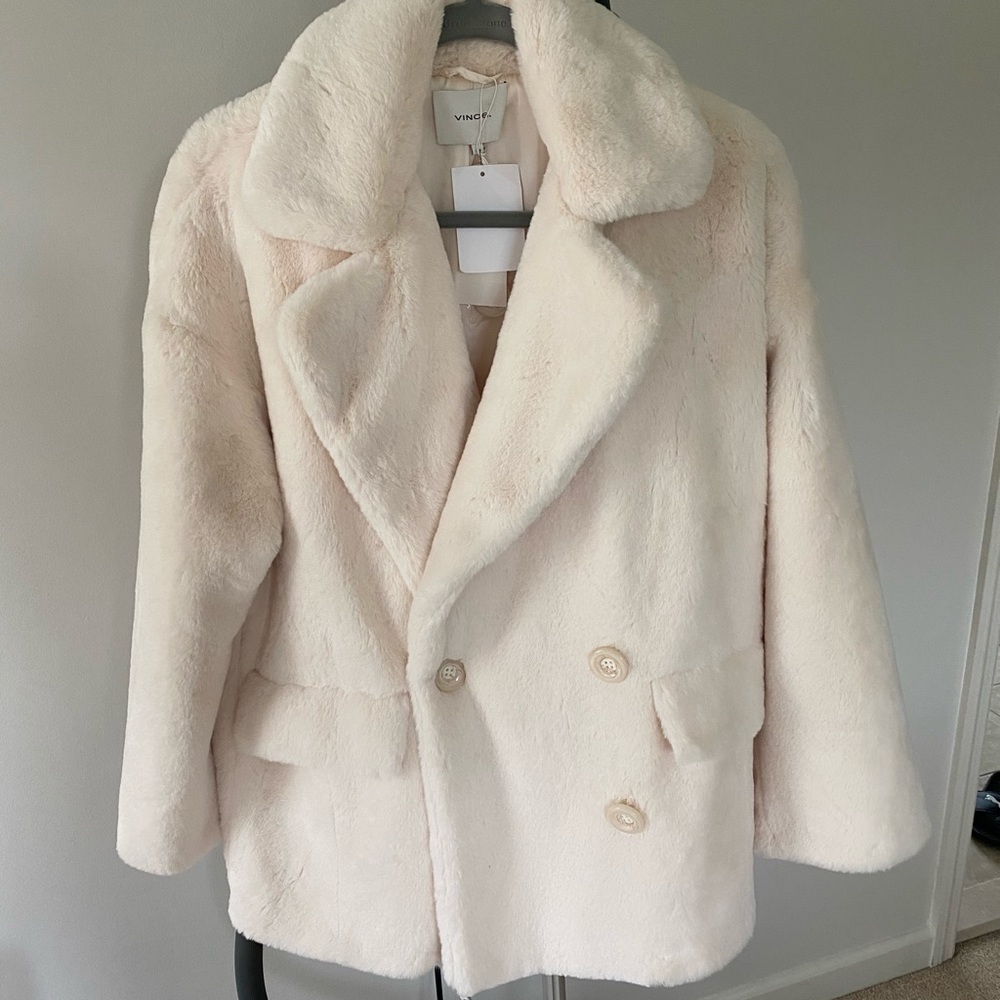 Vince faux fur coat